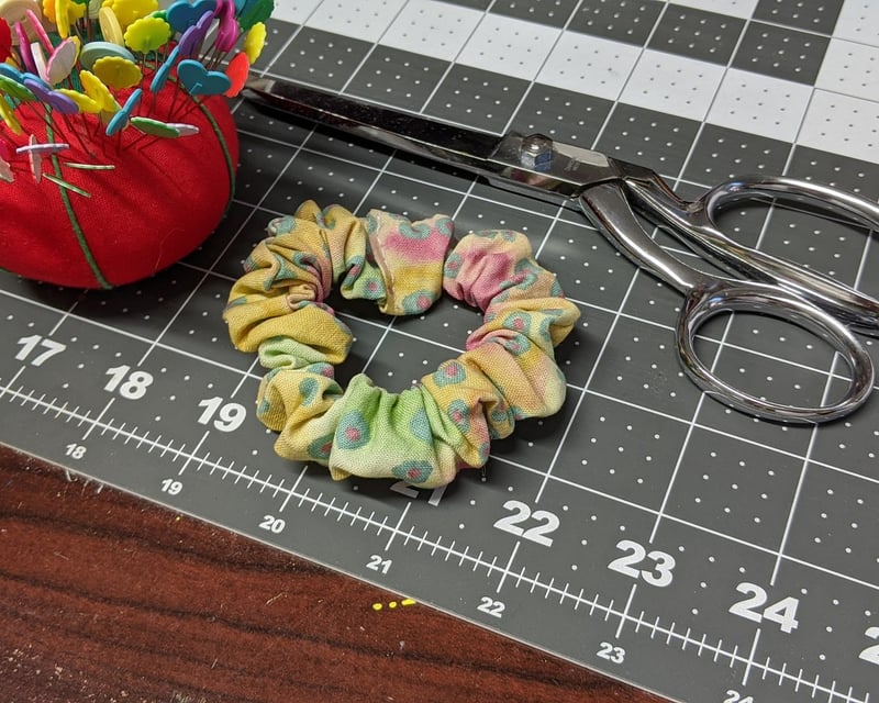 Vintage Scarf Scrunchies